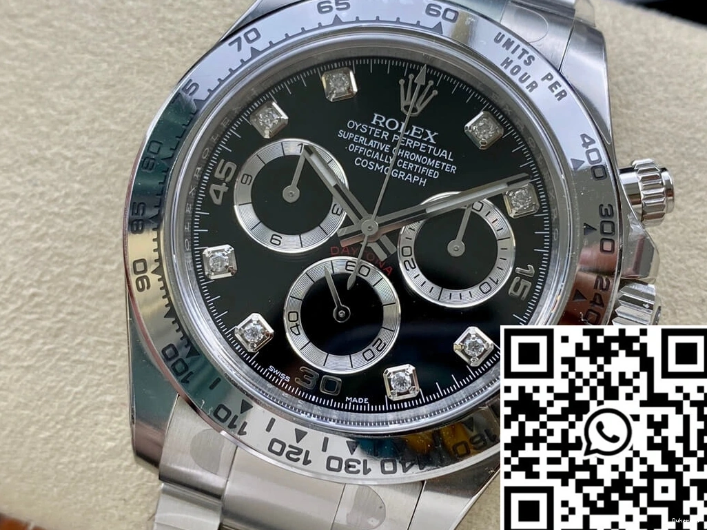 Rolex M116509-0055 Factory Dial Daytona Cosmograph Clean Black 0401